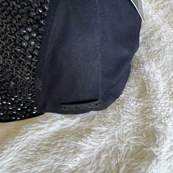 Black Rhinestone Cap - Picture 3 of 4
